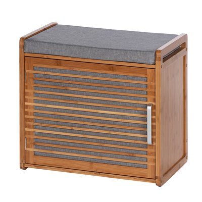 Banc armoire à chaussures en bambou BAHARI WENKO
