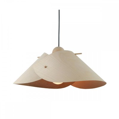 Suspension bois en feuilles de bouleau, FINN GERARD LAMY