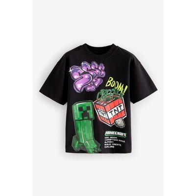 T-shirt minecraft avec imprimé graffiti NEXT