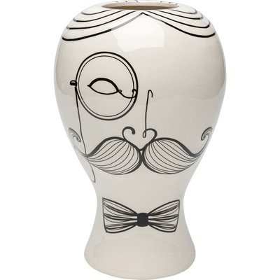 Vase Favola homme blanc et noir KARE DESIGN