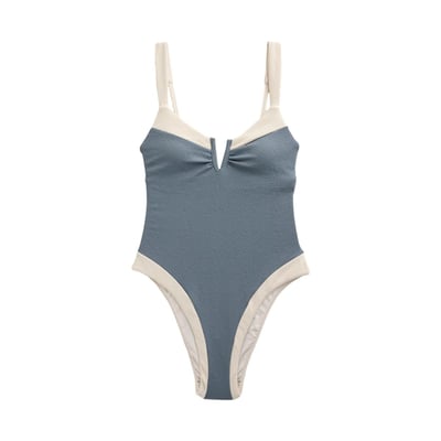 Maillot de bain à détail en u effet gainant NEXT