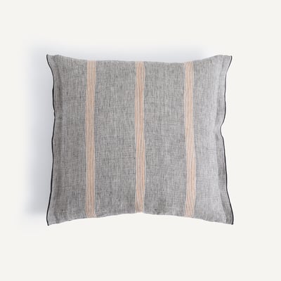 Housse de coussin lin rayé, Virel AM.PM