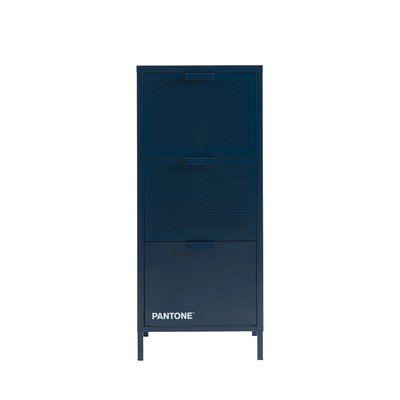 Petit meuble de rangement 3 tiroirs en métal PANTONE H105cm - Nino DRAWER