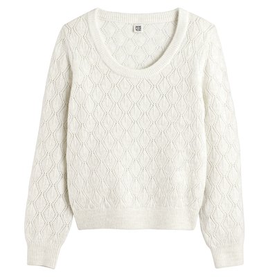 Chunky Knit Jumper with Crew Neck LA REDOUTE COLLECTIONS
