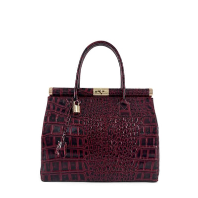 Sac à main en cuir à motif crocodile TROCADERO CROCO OH MY BAG