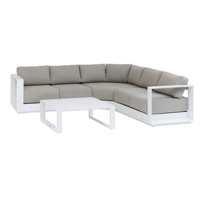 Salon de jardin d'angle Allure en aluminium HESPERIDE