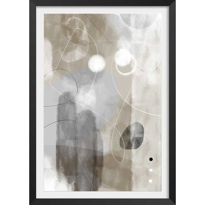 Affiche abstrait et soft line n°3 HEXOA