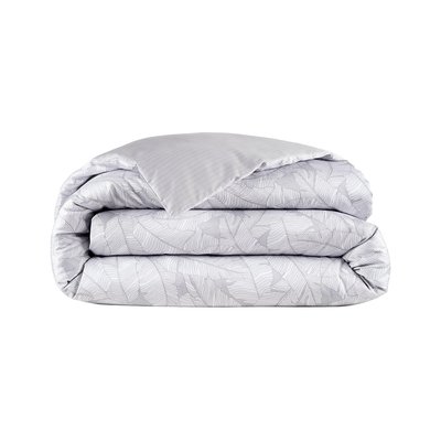 Housse de couette en satin de coton lavé, L LEAF LACOSTE HOME