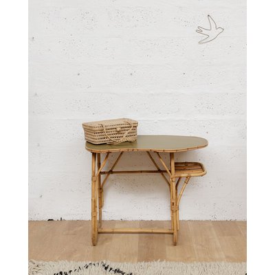 Bureau en rotin Edouard N°200 - Bon état DEBONGOUT