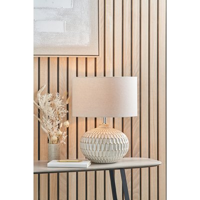 Textured Glazed  Ceramic Table Lamp ÉDITÉ