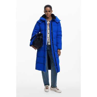 Veste matelassée longue avec ceinture DESIGUAL