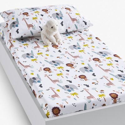 Spannbettlaken Henri für Babybetten, Bio-Baumwolle, Umschlag 17 cm LA REDOUTE INTERIEURS