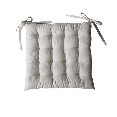 Galette de chaise en coton recyclé HOME MAISON