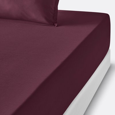 Drap housse percale coton, bonnet 35cm, Scenario LA REDOUTE INTERIEURS