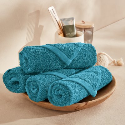 Lot 4 serviettes d'invité éponge 600 g/m², Zavara LA REDOUTE INTERIEURS