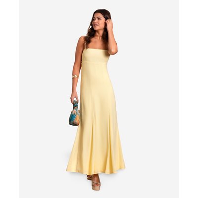 Robe longue à bretelles de coupe empire CARLOTA THE-ARE