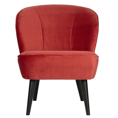 Fauteuil cocktail en velours - SARA WOOOD