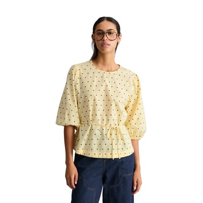 Chemisier en seersucker, coupe classique en pur coton bio MARC O’POLO DENIM