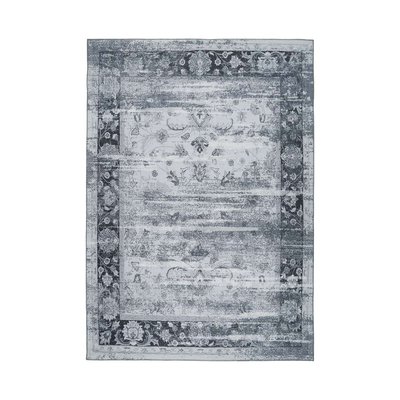 Tapis vintage effet usé, multicolore tissé plat 100% polyester imprimé - Galaxy ONE COUTURE