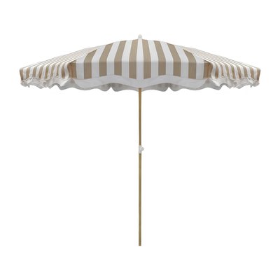 Parasol à rayures en polyester Ø240 cm, ISOLA NOW'S HOME