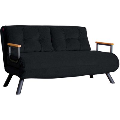 Canapé 2 places convertible en tissu Sando HANAH HOME