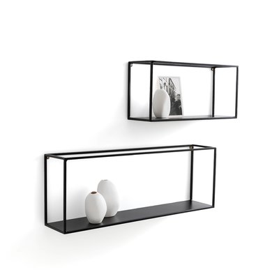 Set van 2 wandplanken in metaal, Hiba LA REDOUTE INTERIEURS