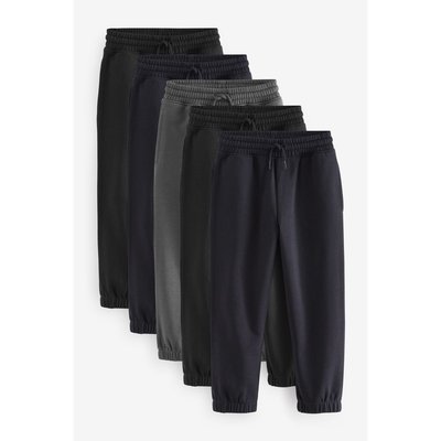 Pantalons jogging regular, lot de 5 NEXT