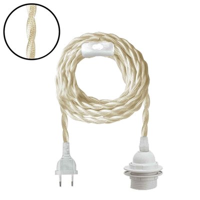 Suspension douille baladeuse avec câble torsadé 3 mètres OPJET