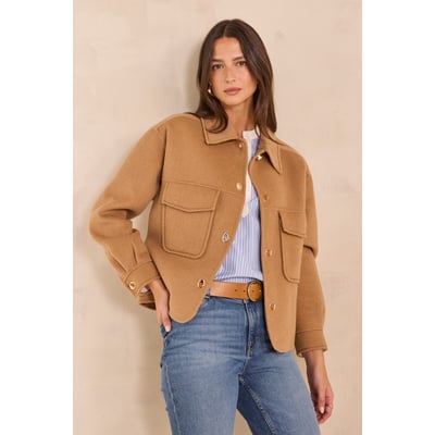 Blouson en laine mélangée CLEA Maison 123