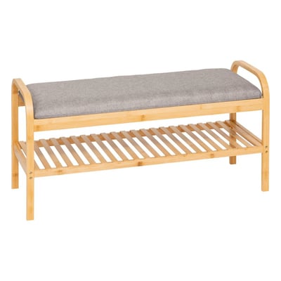 Banc range chaussures pour 4 paires en bambou ATMOSPHERA