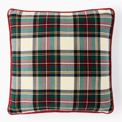 Coussin tartan, 45x45cm MONOPRIX