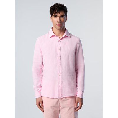 Chemise en lin avec logo brodé NORTH SAILS