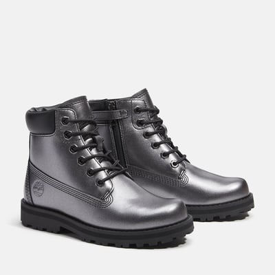 Stivaletti con lacci e zip COURMA KID MID LACE TIMBERLAND