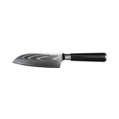 Couteau santoku noir damas 29cm avec étui - "Core" LAGUIOLE CUISSON