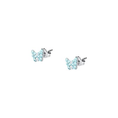 Boucles d'oreilles en argent 925 et cristal CLEOR