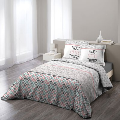 Parure Housse de couette imprime Collection Remix DOUCEUR D'INTÉRIEUR