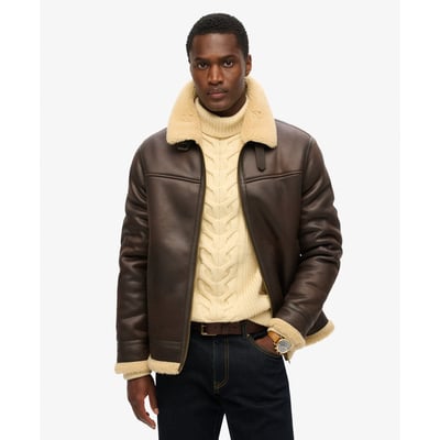 Veste Aviator imitation Fourrure Coupe Décontractée SUPERDRY