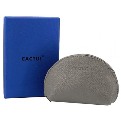 Porte-monnaie cuir de vachette CACTUS
