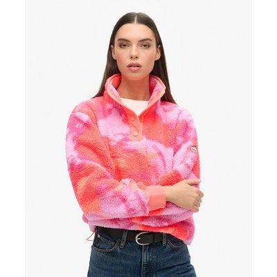 Sweat à col tunisien à imprimé ultra-doux SUPERDRY