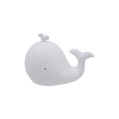 Kids Whale White Ceramic Night Light SO'HOME