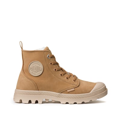 Bottines Pampa Hi Zip Wool fourrées en cuir PALLADIUM