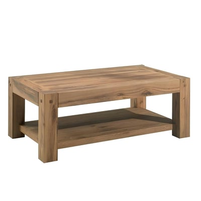 Table basse campagne bois chêne naturel 120 cm FJORD PIER IMPORT