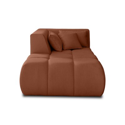 Module d'assise méridienne gauche en Tissu - CARACAS LISA DESIGN