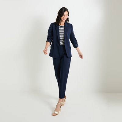 Pantalon cigarette taille haute La Redoute
