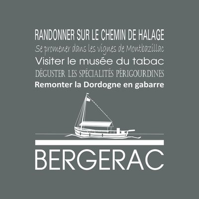 Tableau Mural Bergerac RÉGIONALISME CEANOTHE