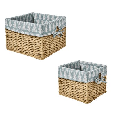 Lot de 2 paniers de rangement petit et grand OLIVIER GUY LEVASSEUR