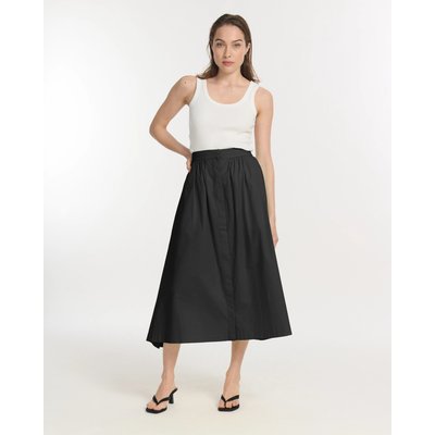 Jupe trapeze taille haute midi LABDIP