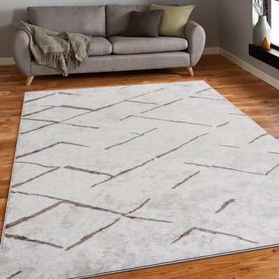 Tapis kilim tissé en coton motif simple UNIRIPE UN AMOUR DE TAPIS