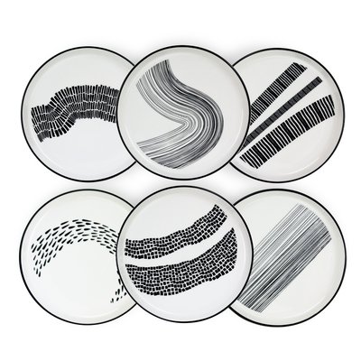 Lot de 6 assiettes à dessert, Yucatan ARTIME