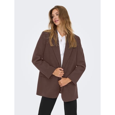 Blazer a maniche lunghe con fodera stampa leopardata ONLY